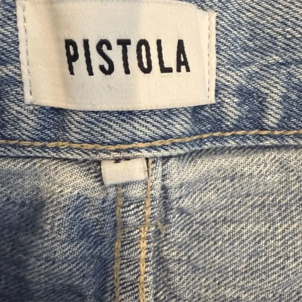 Pistola Gigi Shorts Distressed Denim Shorts Jean Revolve Medium‎ Wash Size 24